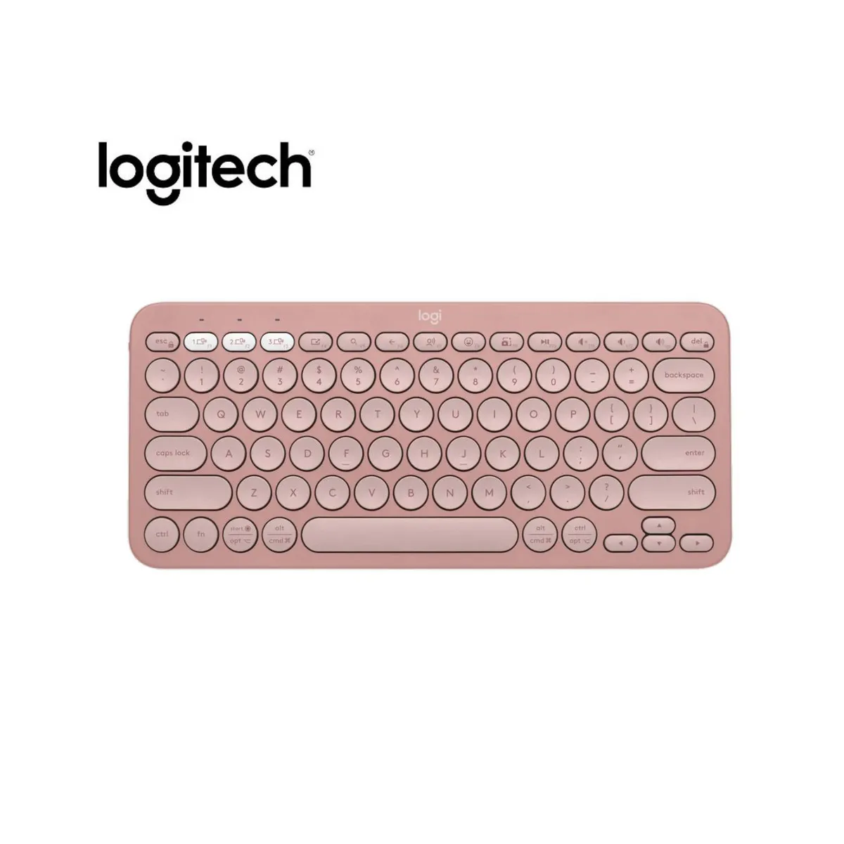 LOGITECH - TECLADO LOGITECH PEBBLE 2 K380S BLUETOOTH/WIRELESS SP ROSE