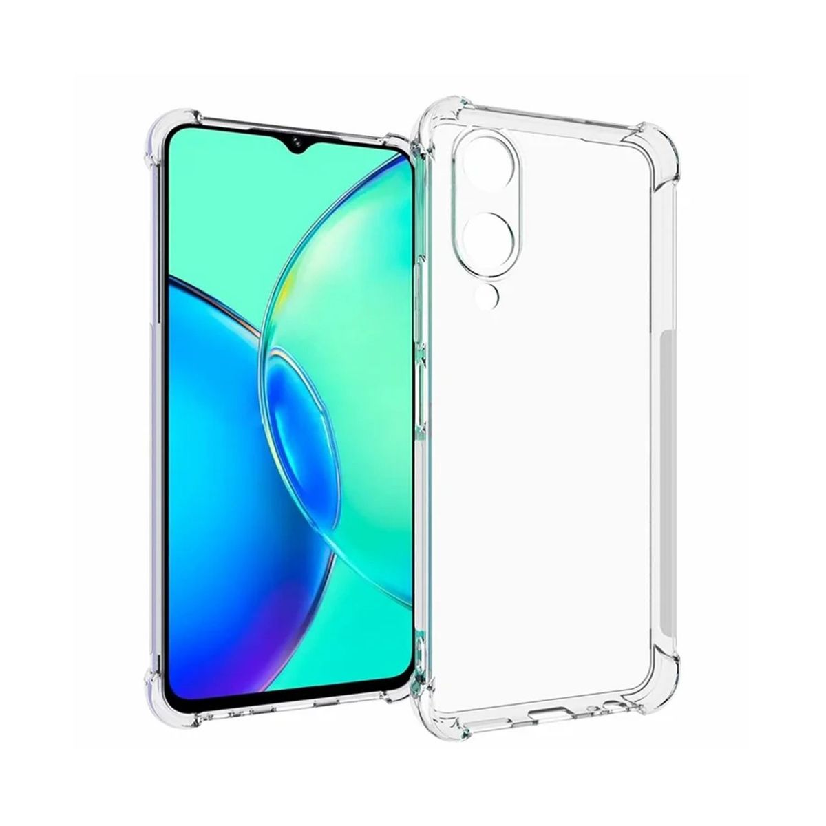 GENERICO - Funda Protector Case VIVO Y17S - TRANSPARENTE ANTI IMPACTO