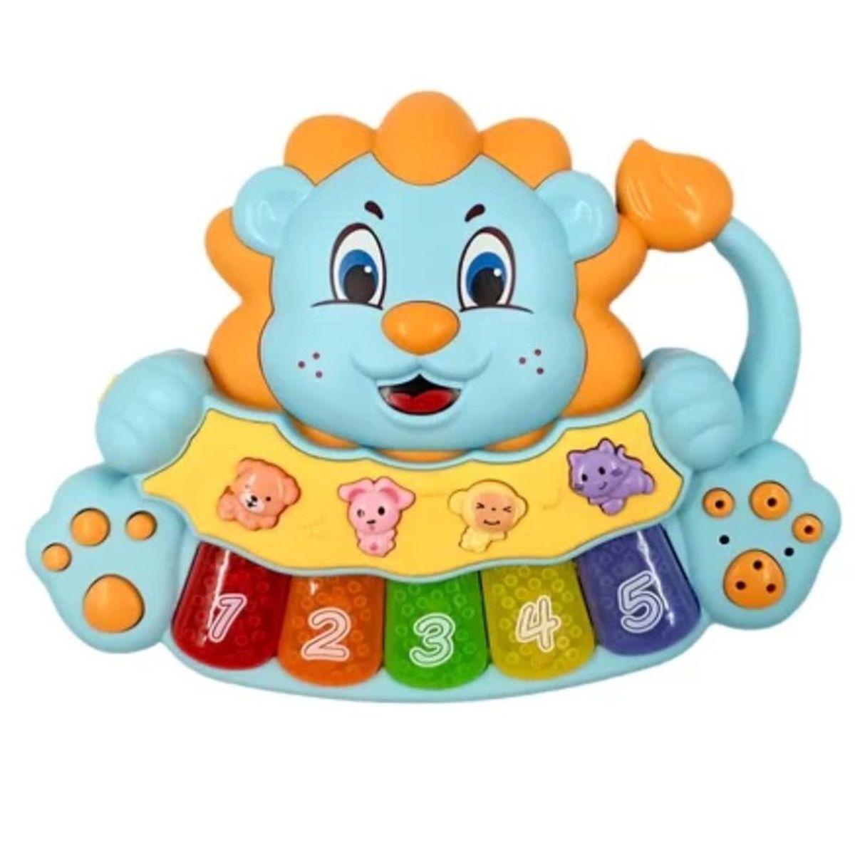 GENERICO - JUGUETE MUSICAL - PIANO DIDACTICO DE LEON CON SONIDO