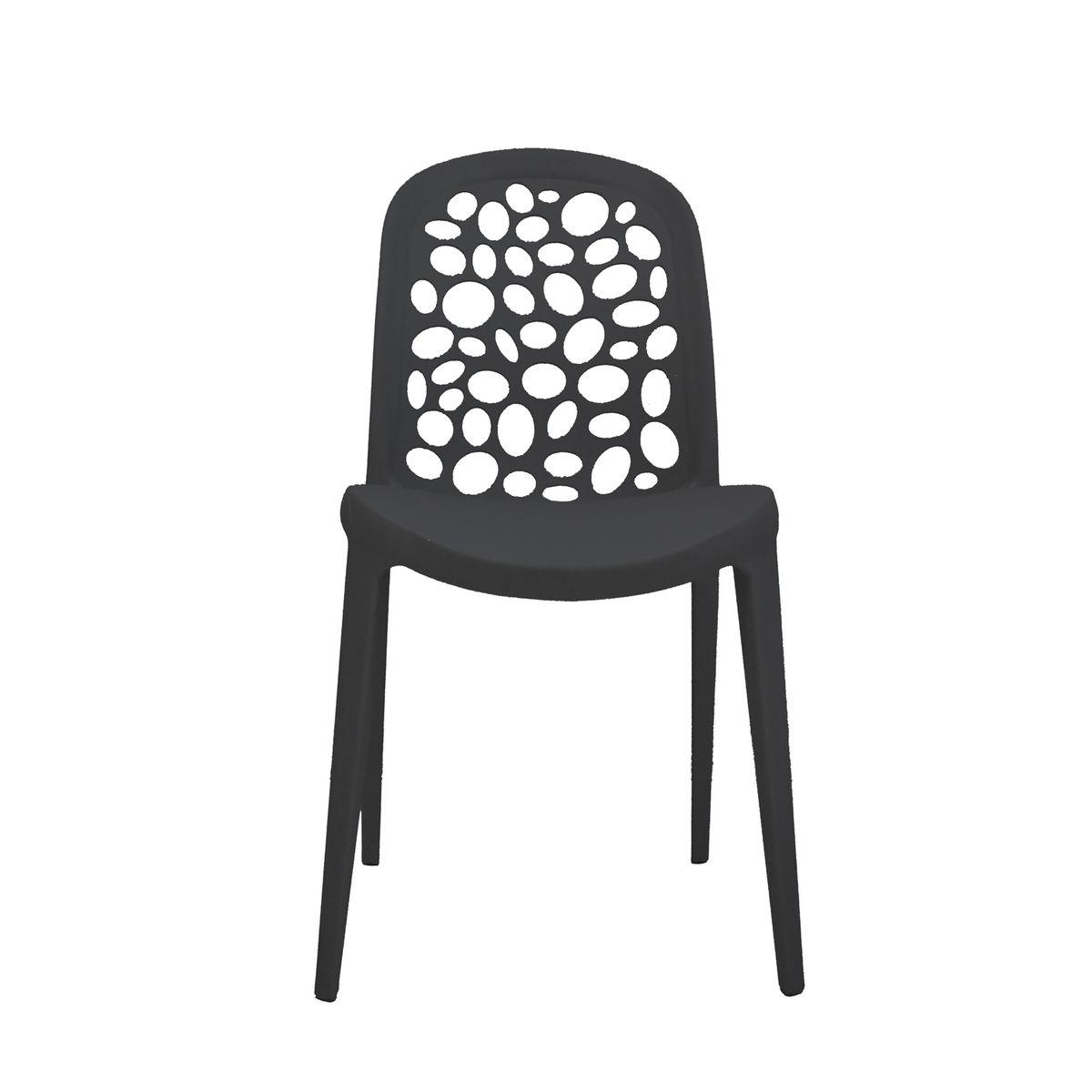 BONNO - Silla de Diseño Burbuja Negro Bonno