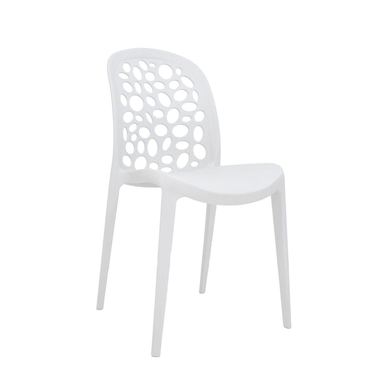 BONNO - Silla de Diseño Burbuja Blanco Bonno