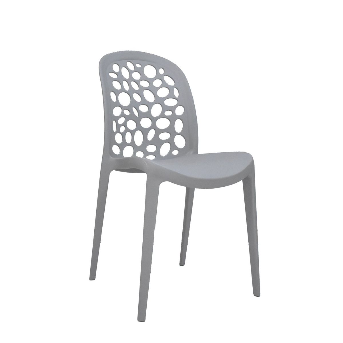 BONNO - Silla de Diseño Burbuja Gris Bonno