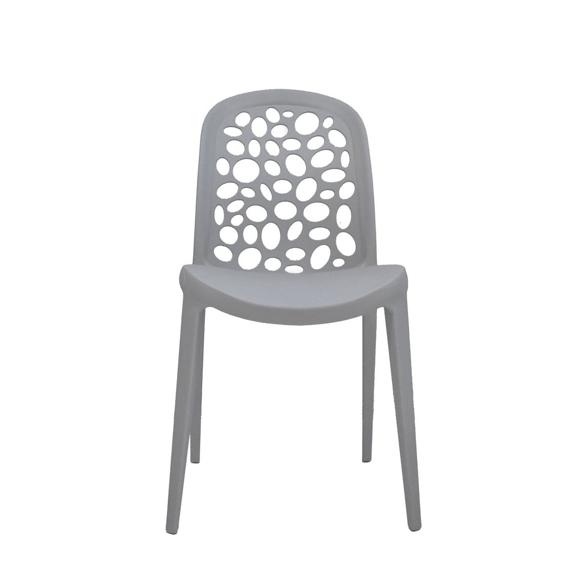 BONNO - Silla de Diseño Burbuja Gris Bonno
