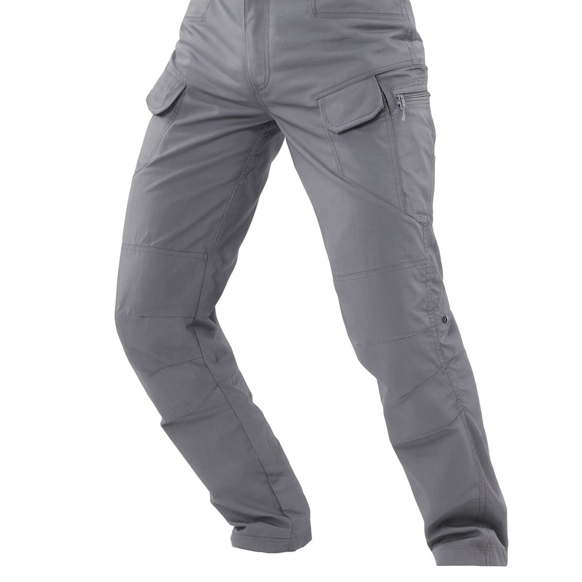 GENERICO - Pantalón Impermeable 10 bolsillos Gris
