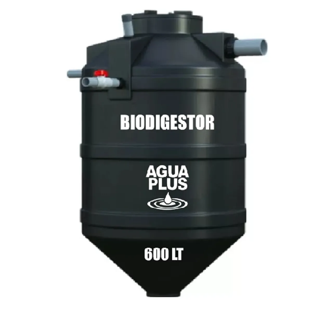 AGUA PLUS - Biodigestor 600LT  Saneamiento Básico para Aguas Residuales