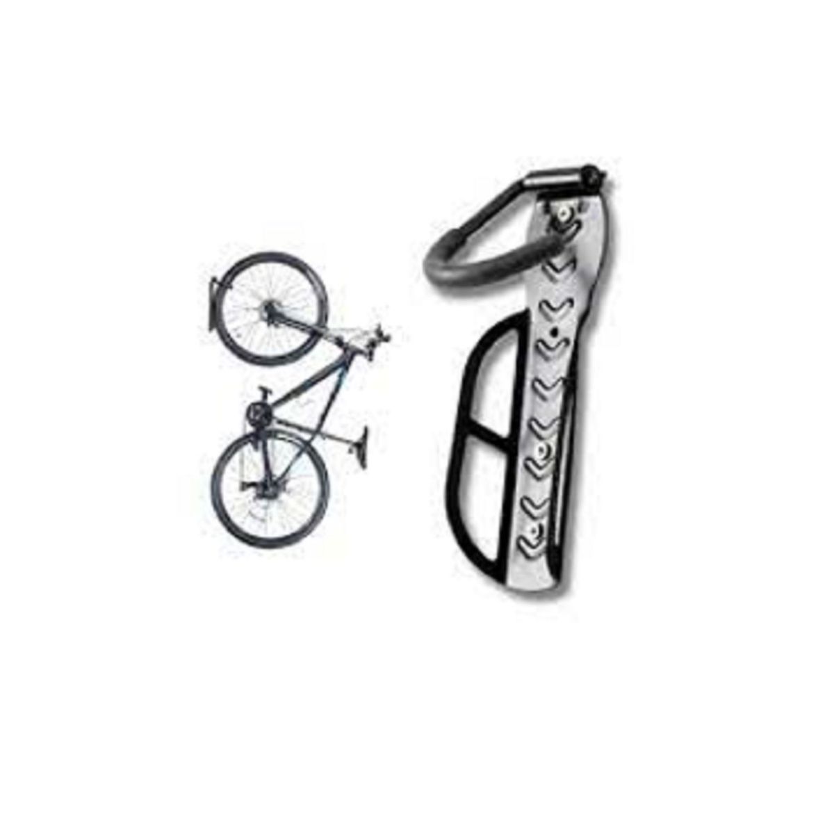 GENERICO - RACK DE METAL PARA PARED PARA BICICLETA