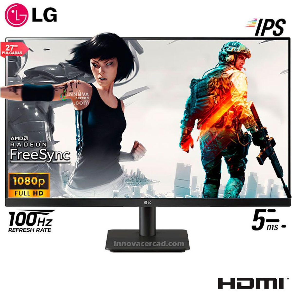 LG - MONITOR LG 27MS500-B 27 IPS FHD 1920 x 1080 100Hz 5ms