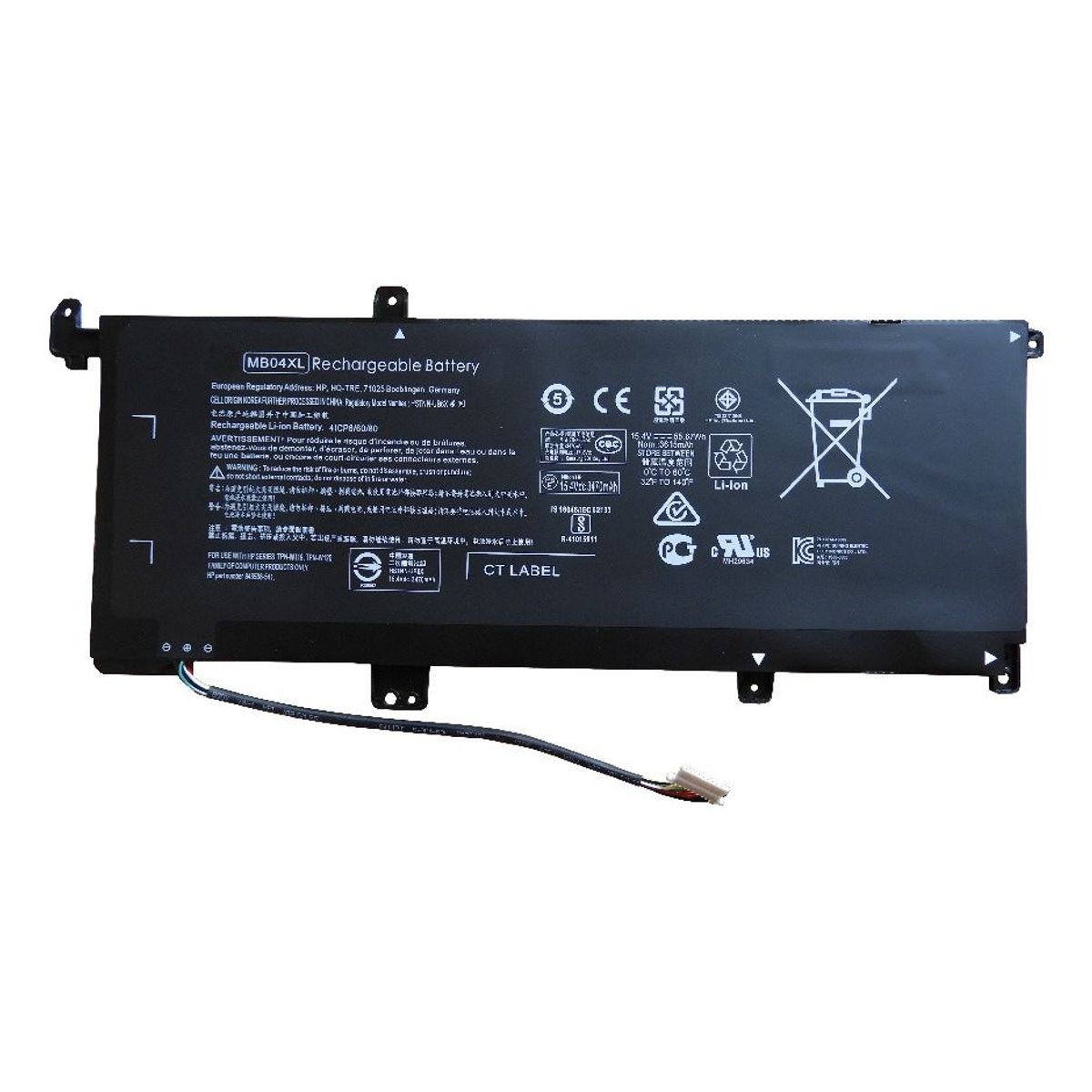 GENERICO - BATERIA PARA HP MB04XL 5567Wh 154 V 4 CELDAS X360 15-AQ000