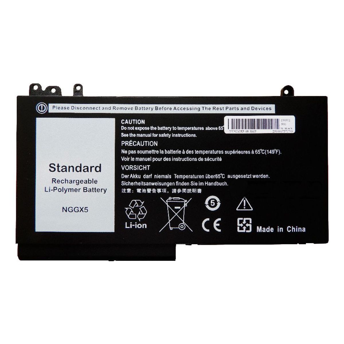 GENERICO - BATERIA PARA DELL NGGX5 34Wh 3 CELDAS 114V E5270 E5470