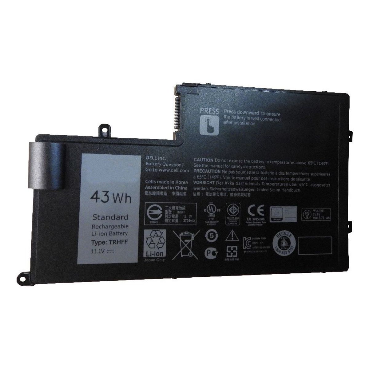 GENERICO - BATERIA PARA DELL TRHFF 43Wh 111V 3 CELDAS 5442 5443 5445 5447