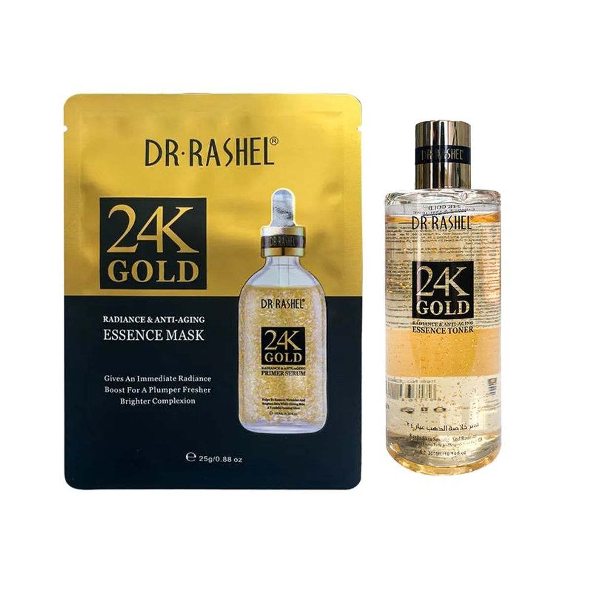 GENERICO - Mascarilla 24K + Tonico 24K Antienvejecimiento Dr Rashel