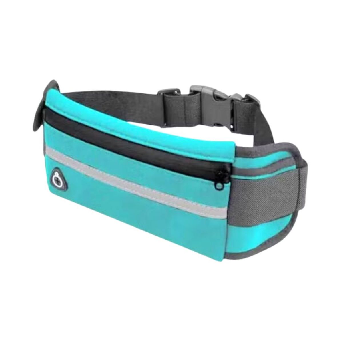 GENERICO - Riñonera Canguro Básica Ajustable Con Soporte Para Botella TURQUESA