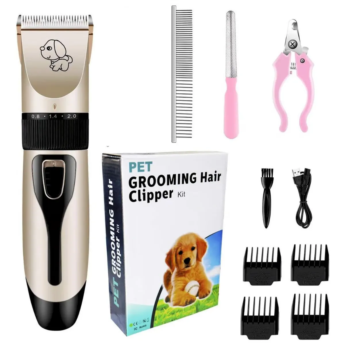 INSPIRA MARKET - Kit de rasuradora para Mascotas