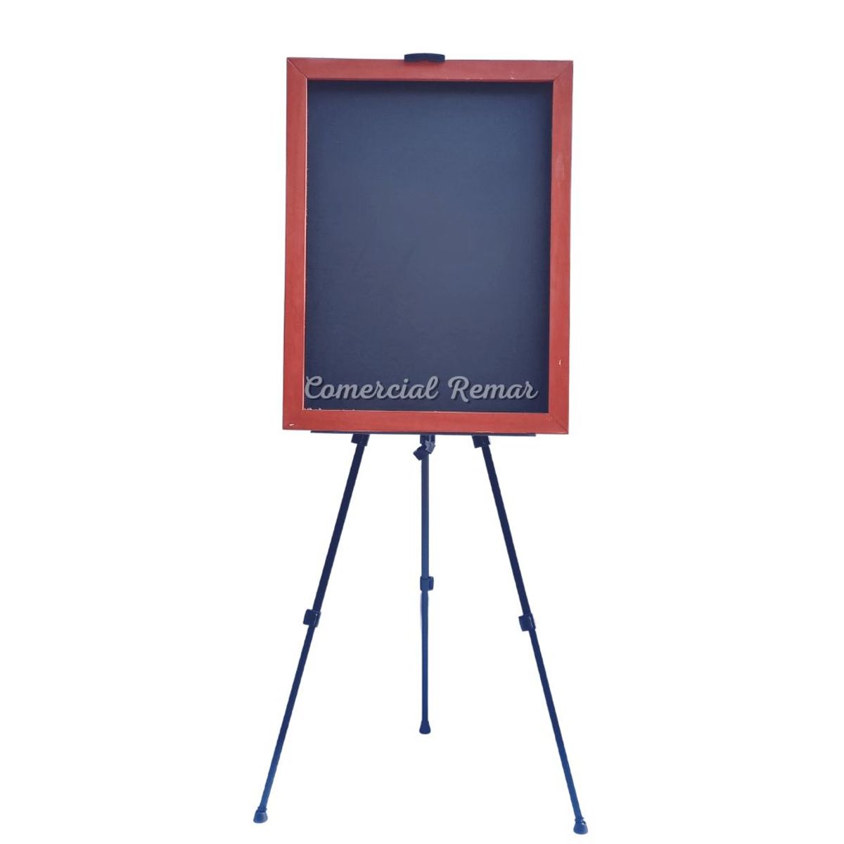 GENERICO - Pizarra para Tiza Doble Cara 60x40cm + Caballete de Aluminio