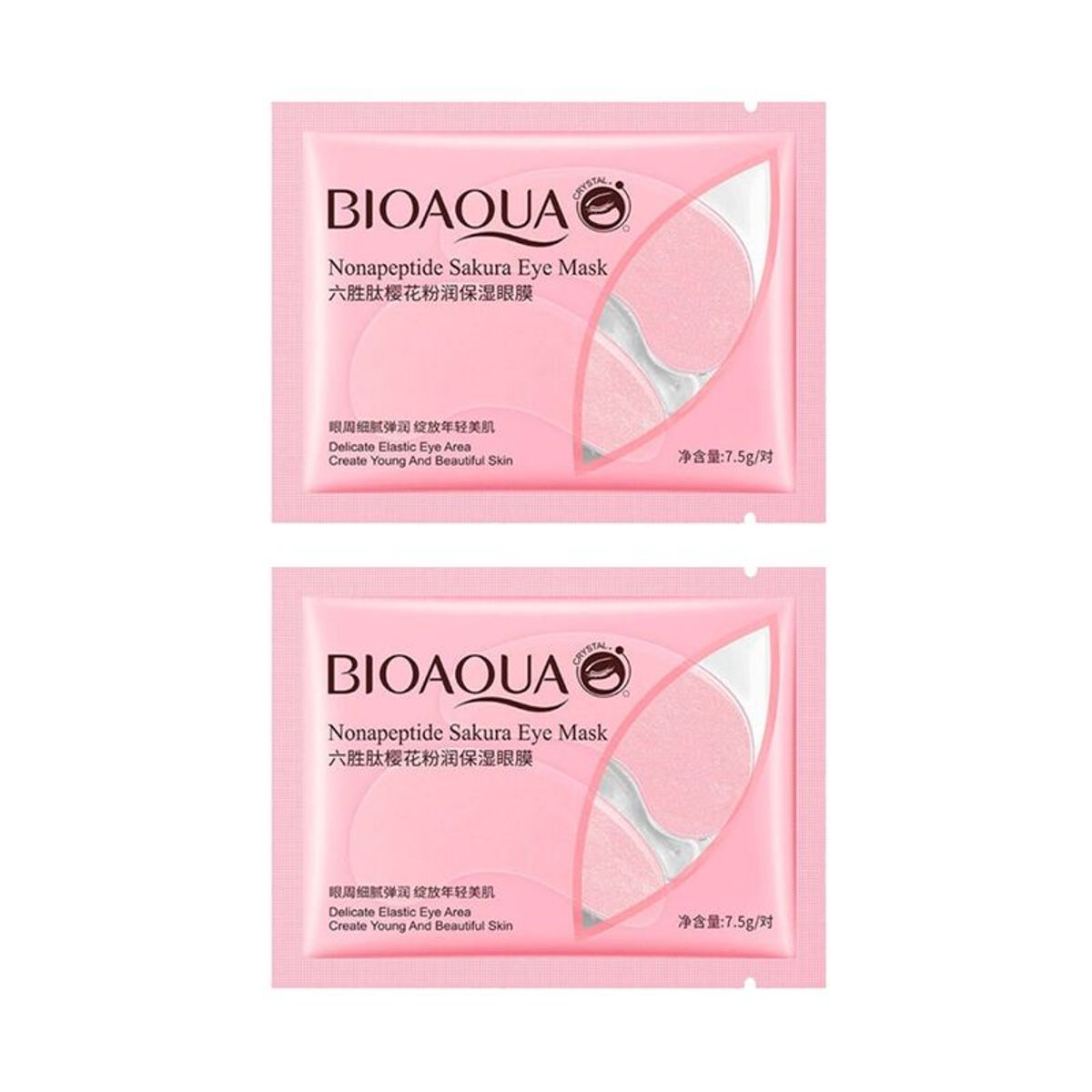 BIOAQUA - Set 2 Parches para Ojos Sakura