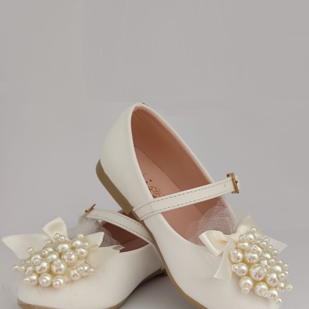 GENERICO - Zapatos blanco de perlas