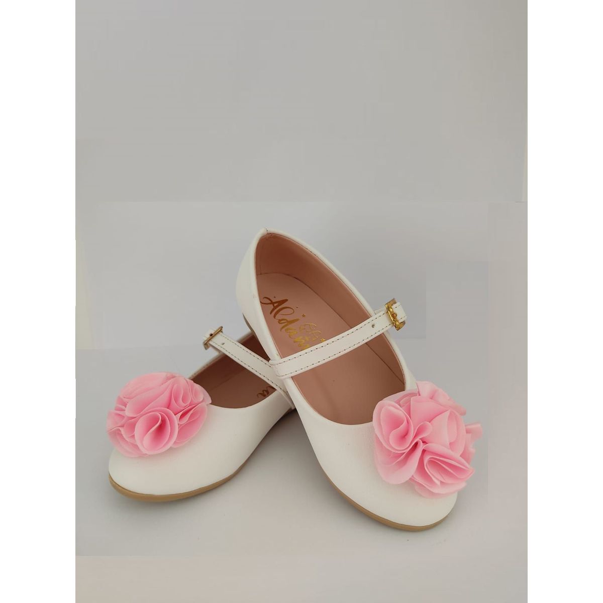 DR BROWN - Zapatos flor seda rosa