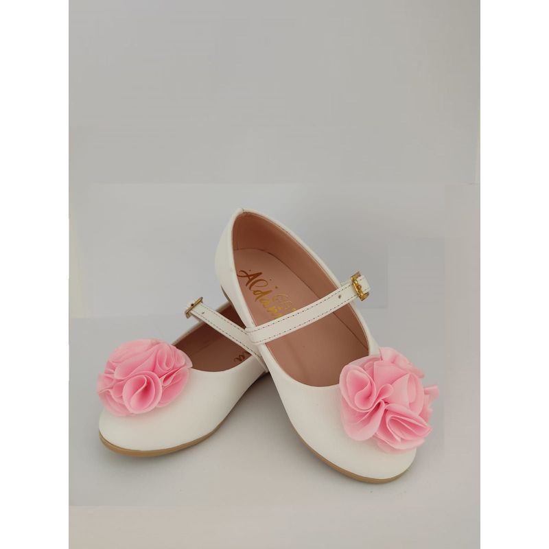 DR BROWN - Zapatos flor seda rosa