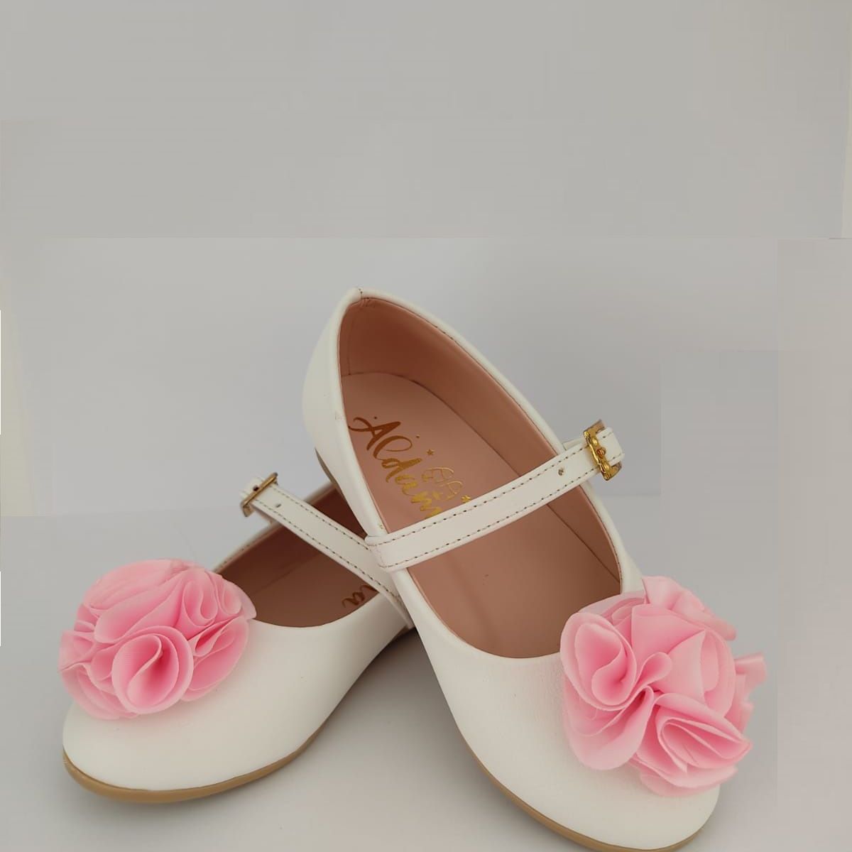 DR BROWN - Zapatos flor seda rosa
