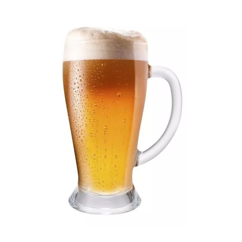 INSPIRA - Taza vaso de vidrio gigante cervecero