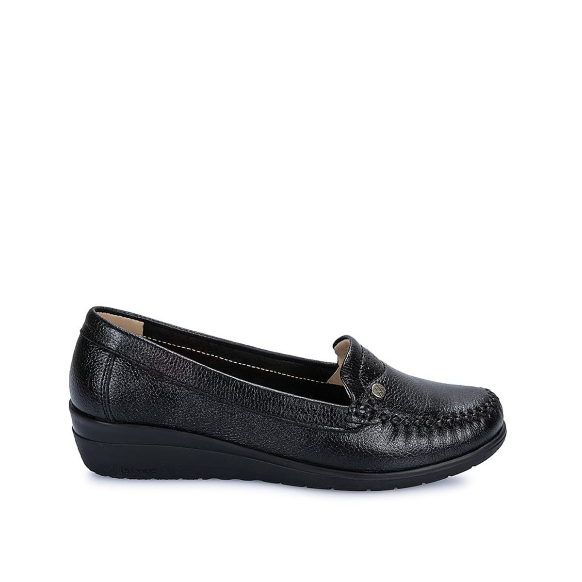 VIALE - Zapato Mocasín Casual LE-2413 Negro Viale Cuero