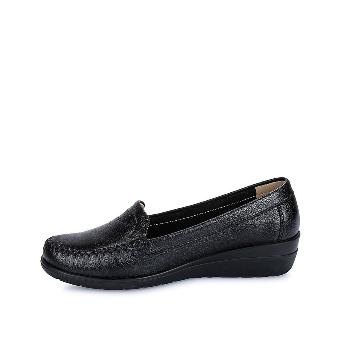 VIALE - Zapato Mocasín Casual LE-2413 Negro Viale Cuero