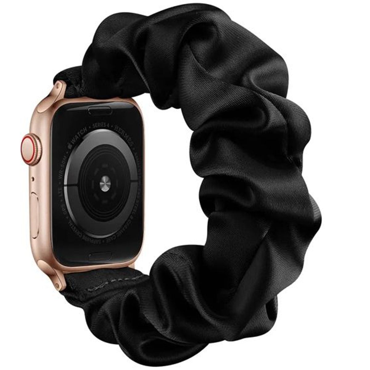 GENERICO - Correa Elástica Coletero para Apple Watch 38mm - Negro