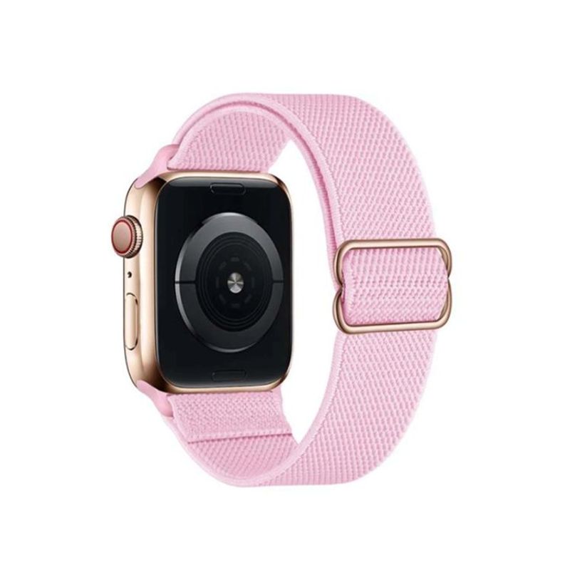 GENERICO - Correa Nylon Elastica para Apple Watch 49mm - Rosado