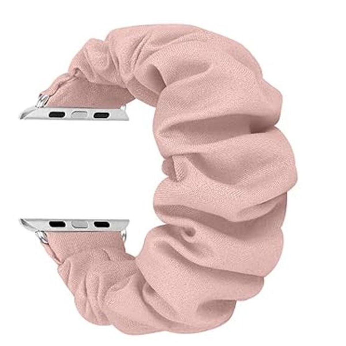 GENERICO - Correa para Apple Watch 45mm Scrunchies Elástica - Nude