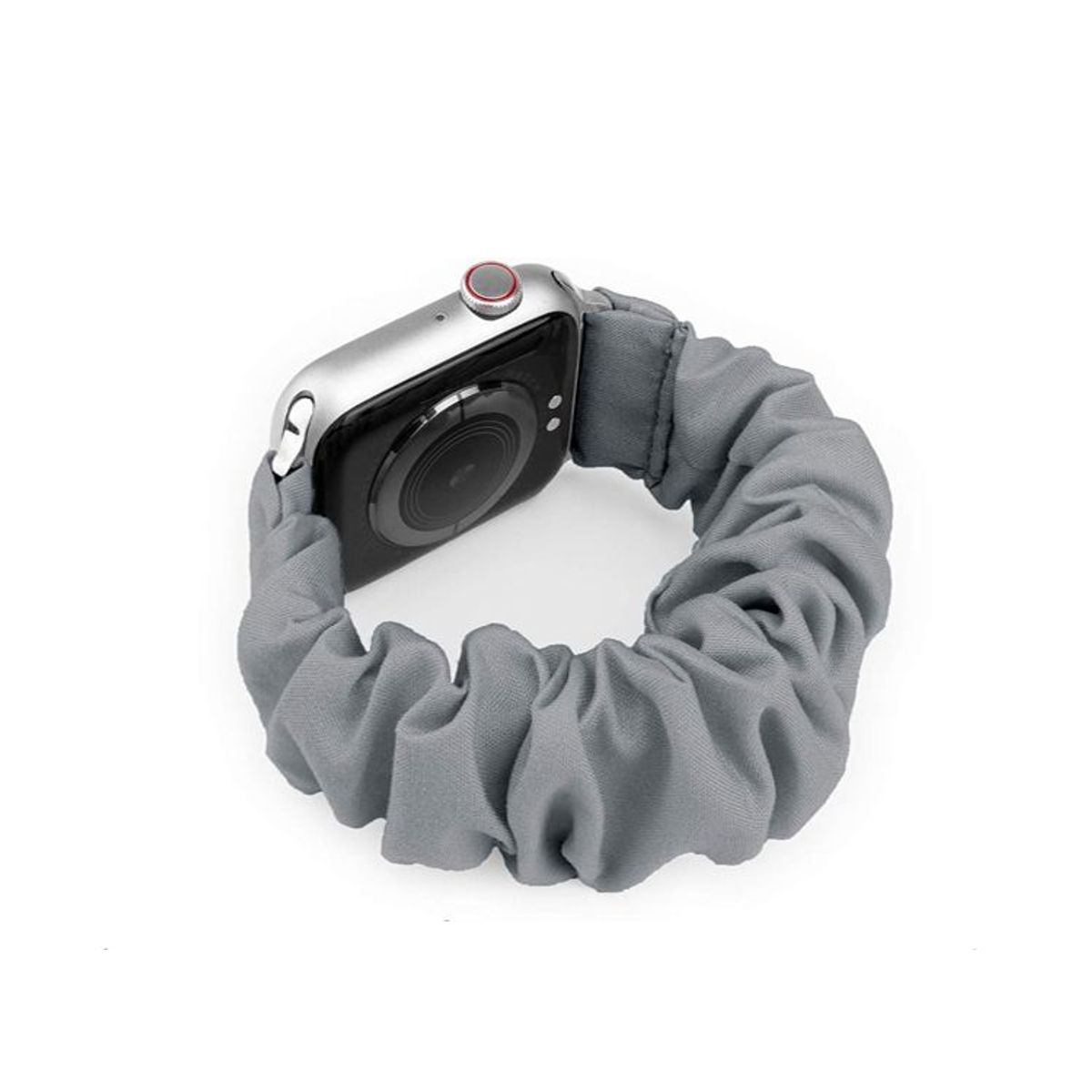 GENERICO - Correa para Apple Watch 42mm Scrunchies Elástica - Gris