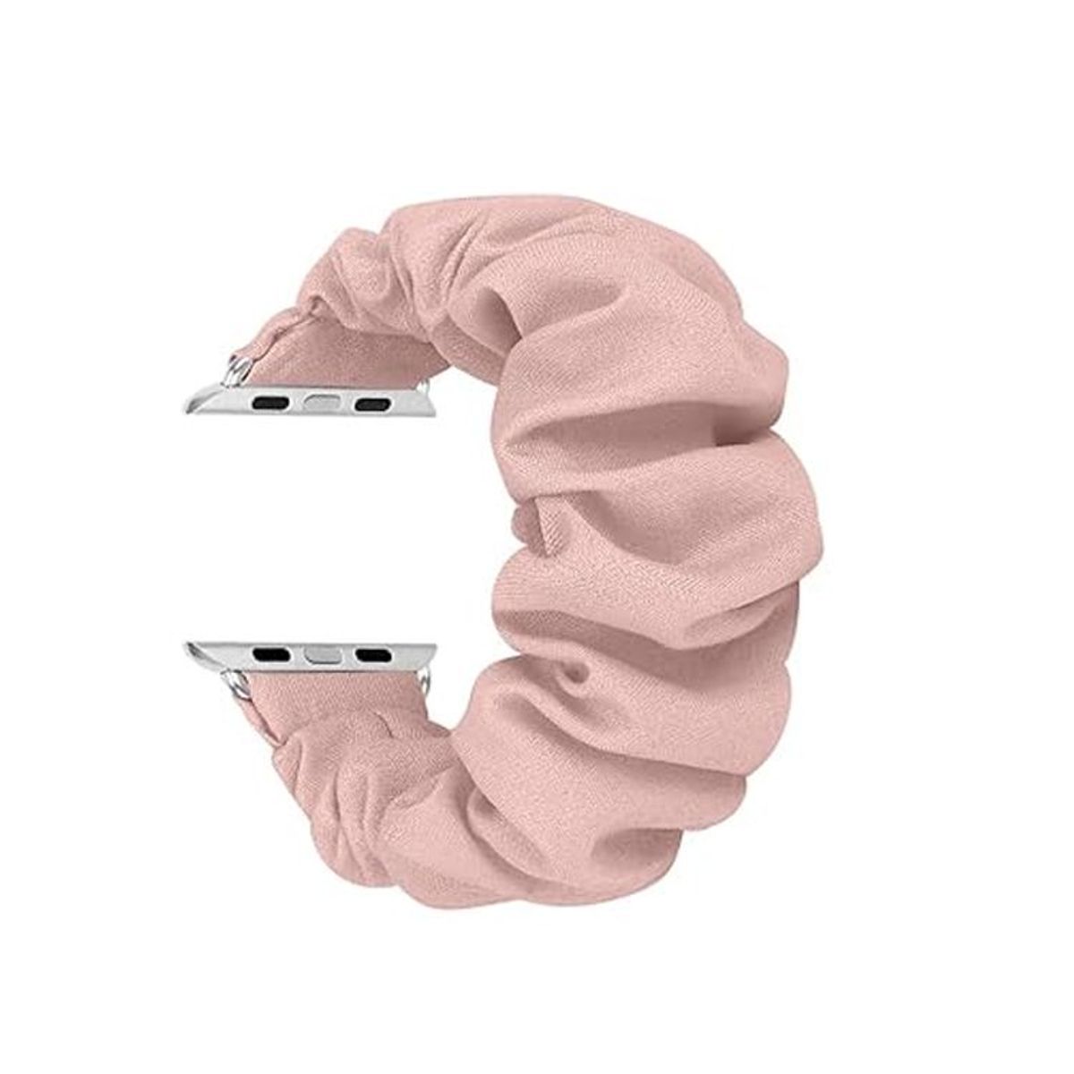 GENERICO - Correa para Apple Watch 44mm Scrunchies Elástica - Nude