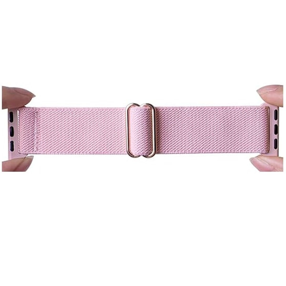 GENERICO - Correa Nylon + Case Bumper para Apple Watch 40mm - Nude