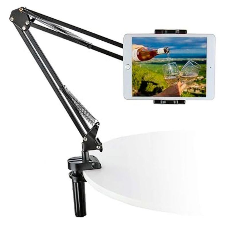 GENERICO - Soporte de escritorio para tableta Brazo Soporte Giratorio Ajustable