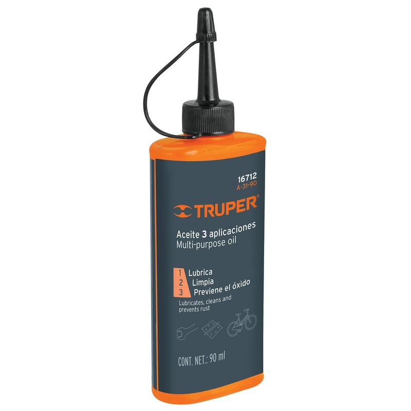 TRUPER - Aceite Multiusos 90 ml (3oz) 16712 Truper