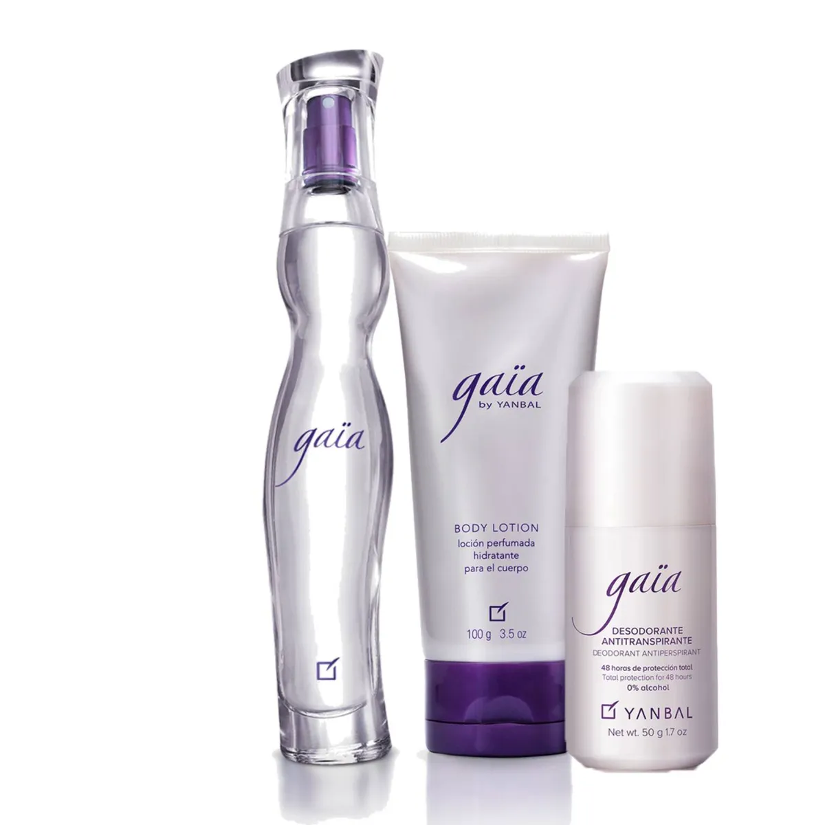 YANBAL - SET Gaia Perfume + Desodorante + Locion