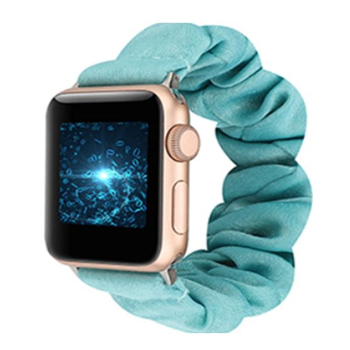 GENERICO - Correa para Apple Watch 38mm Scrunchies Elástica - Menta