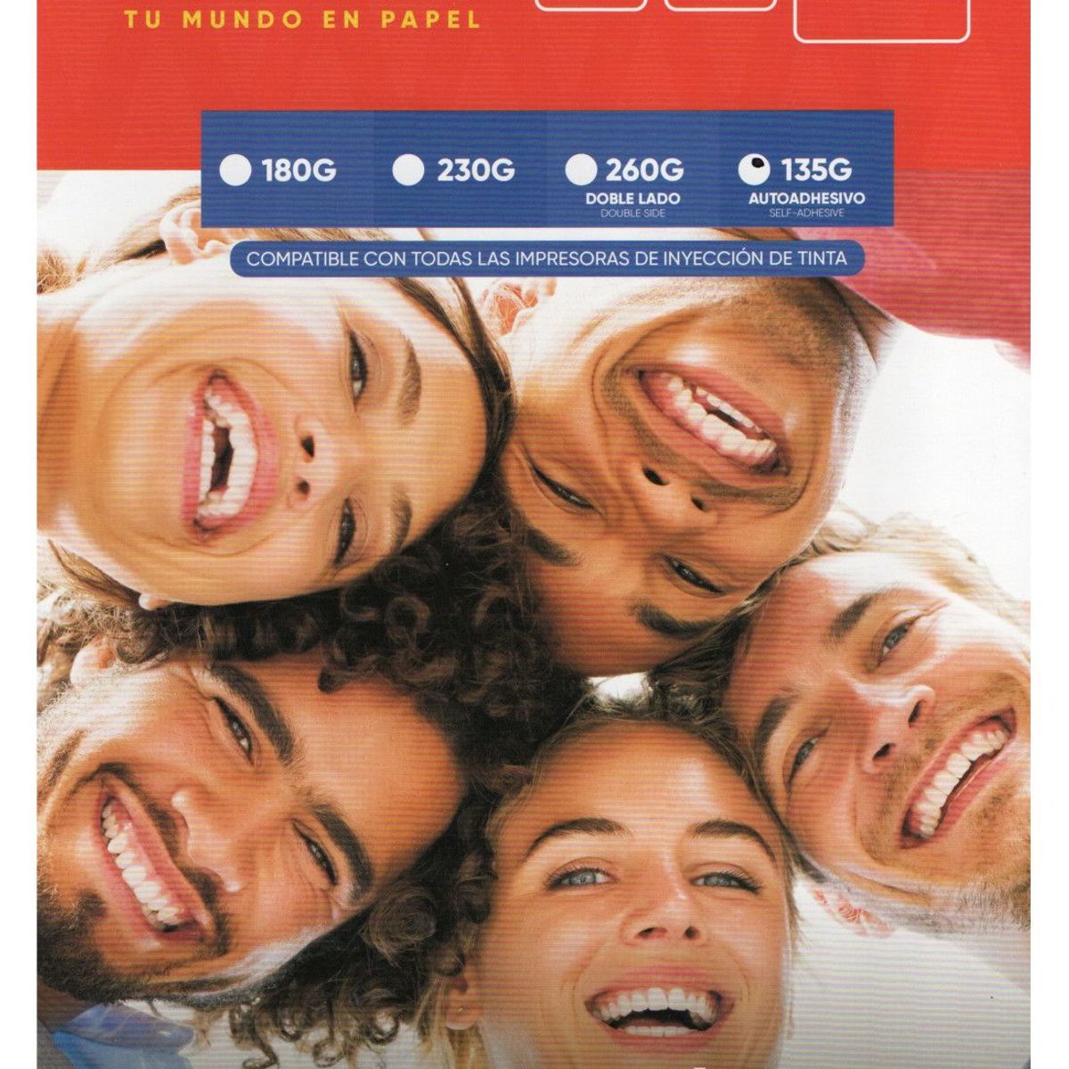 GENERICO - K-PEL Papel Foto Autoadhesivo Brillante 135 g X 20 hojas A4