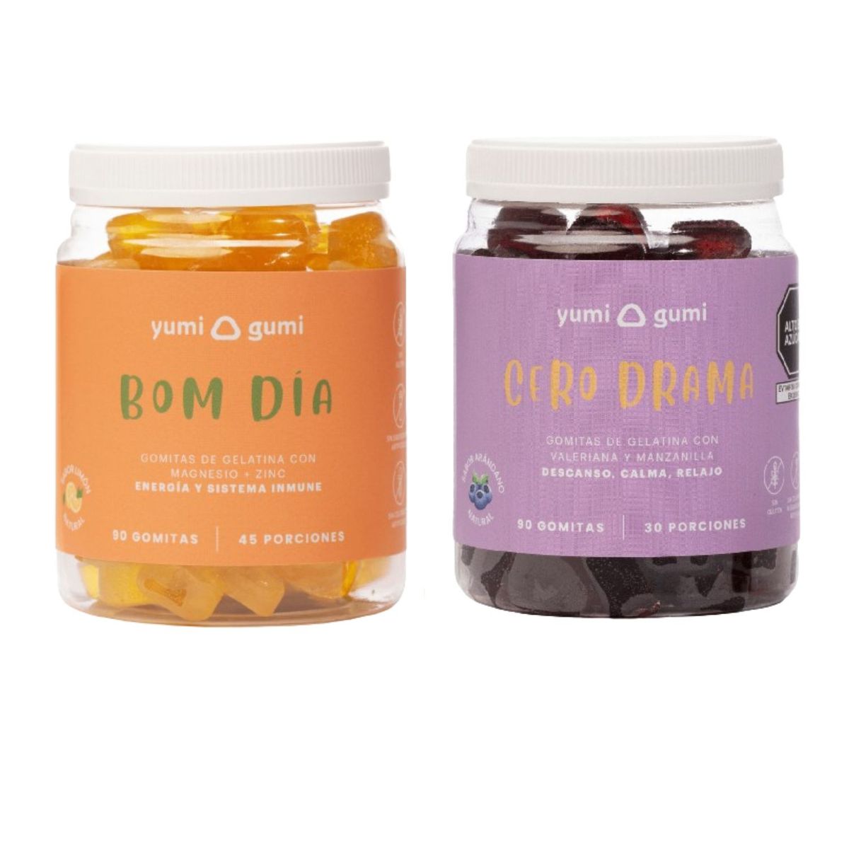 YUMI GUMI - Pack Bom Día + Cero Drama Gomitas Yumi Gumi 90 Und