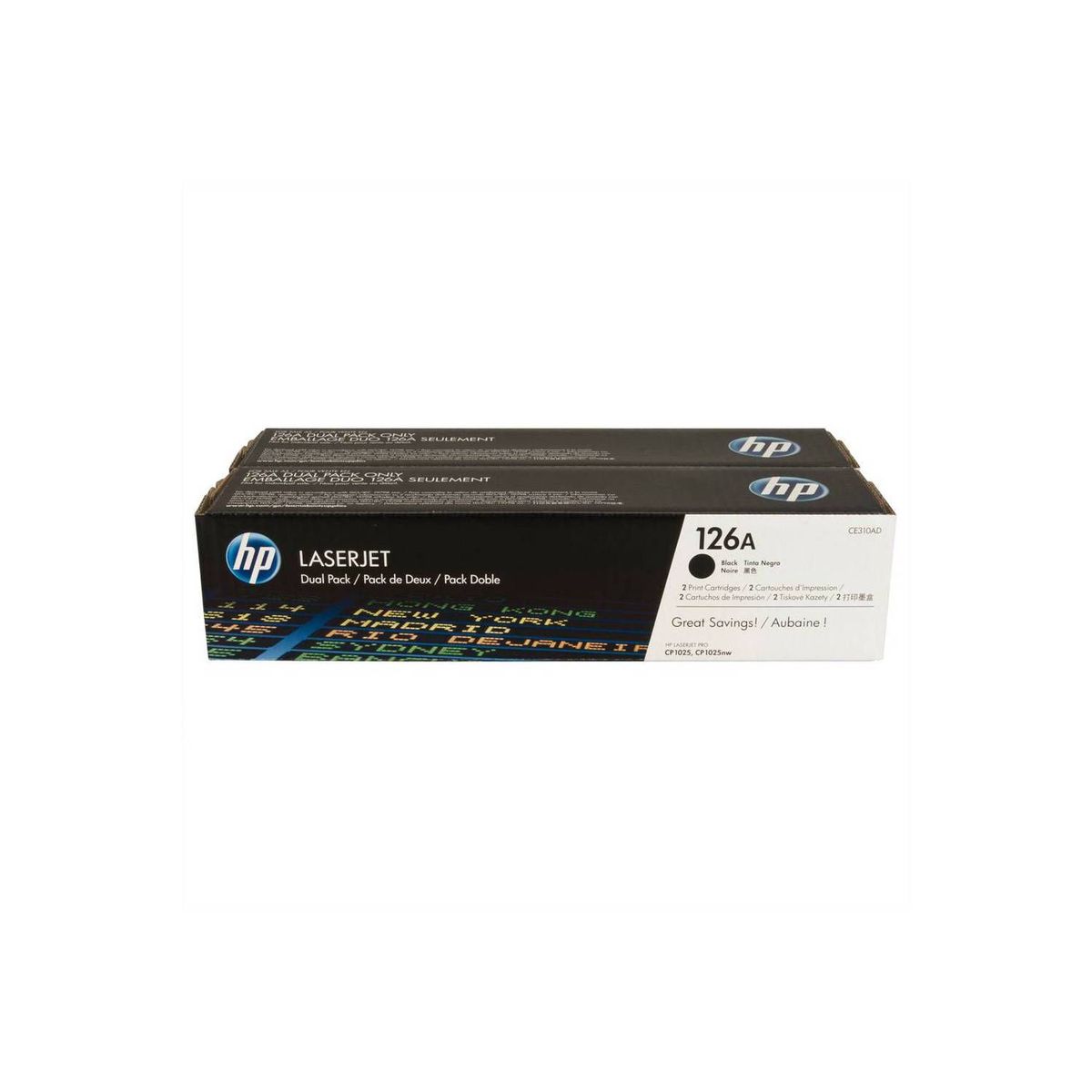HP - TONER HP 126A CÓDIGO CE310AD DUAL NEGRO 2400 Pág
