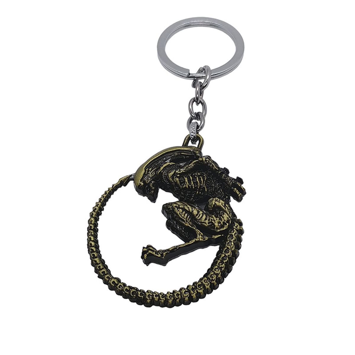 GENERICO - Llavero Aliens De Metal Bronce