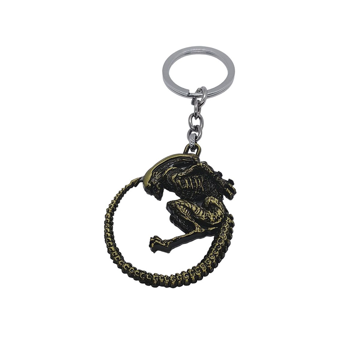GENERICO - Llavero Aliens De Metal Bronce