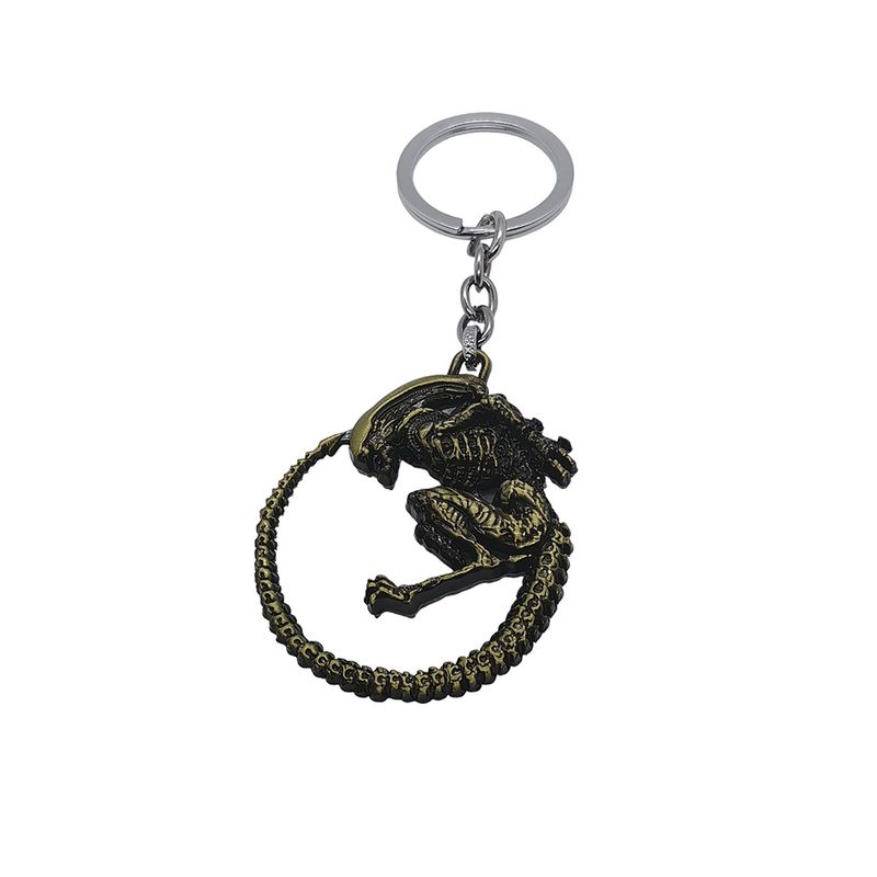 GENERICO - Llavero Aliens De Metal Bronce