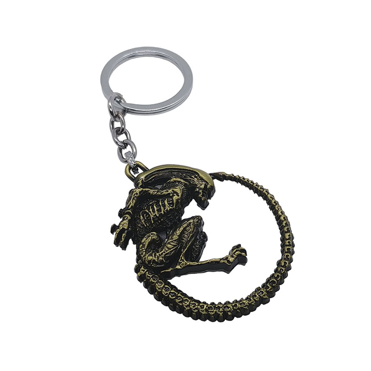 GENERICO - Llavero Aliens De Metal Bronce