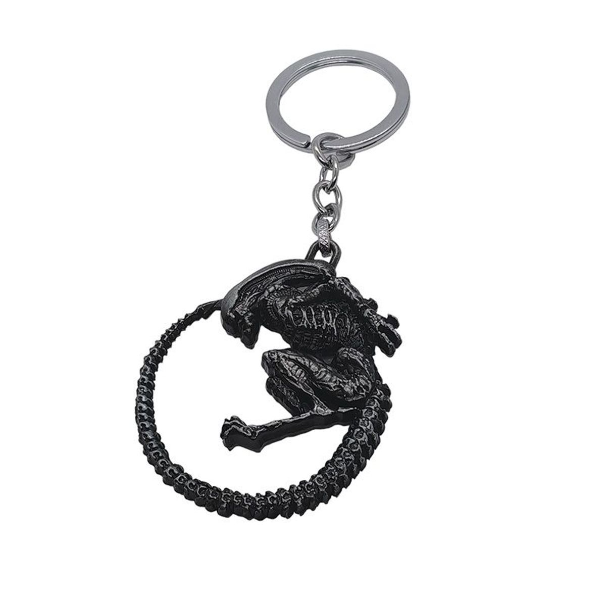 GENERICO - Llavero Aliens De Metal Plateado