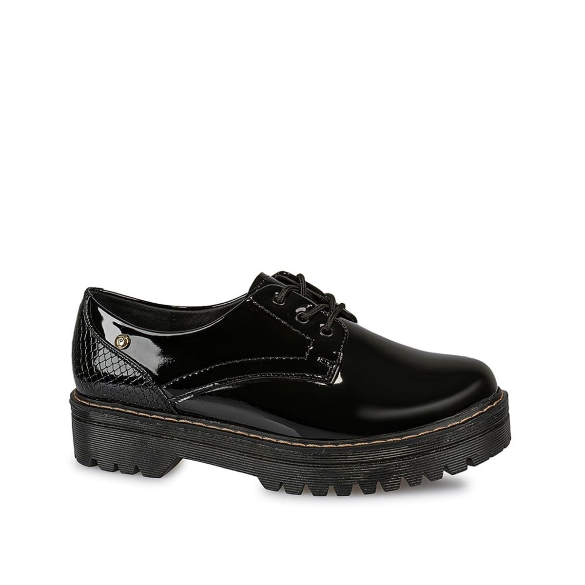 Piazza - Zapato Derby Casual WAL-341 Negro Piazza
