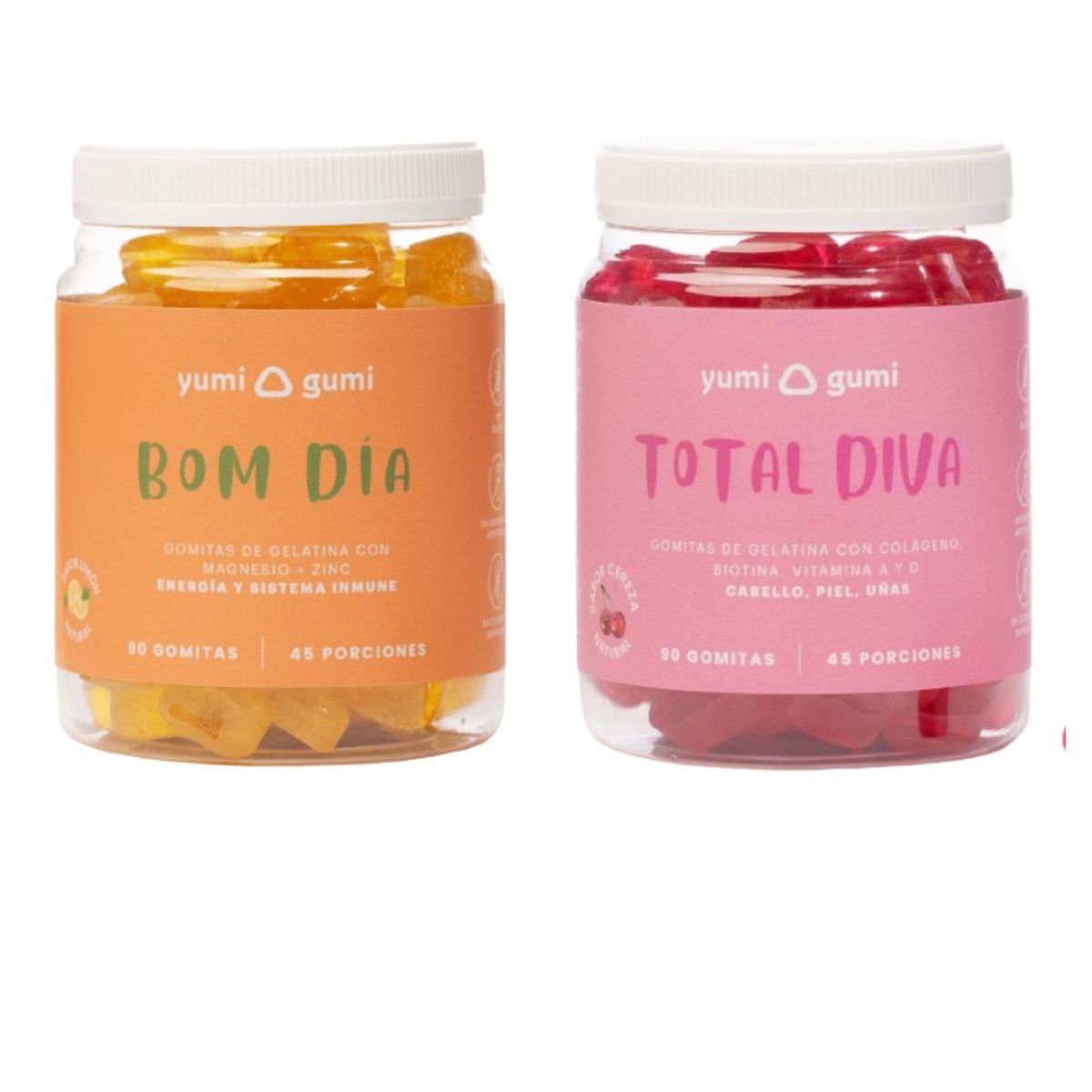 YUMI GUMI - Pack Bom Día + Total Diva Gomitas Yumi Gumi 90 Und