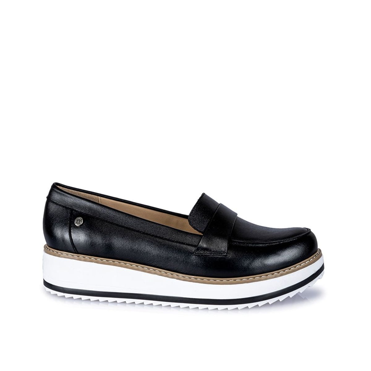 VIALE - Zapato Mocasín Casual TATI-2428 Negro Viale Cuero