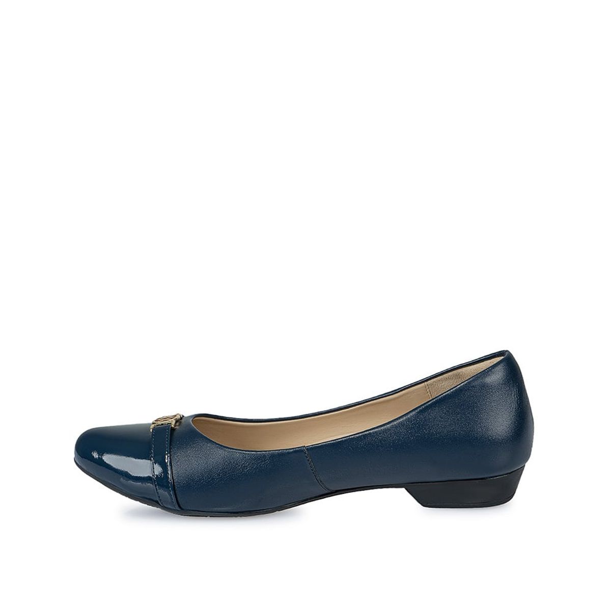 VIALE - Zapato Ballerina Casual ECO-2421 Azul Viale Cuero