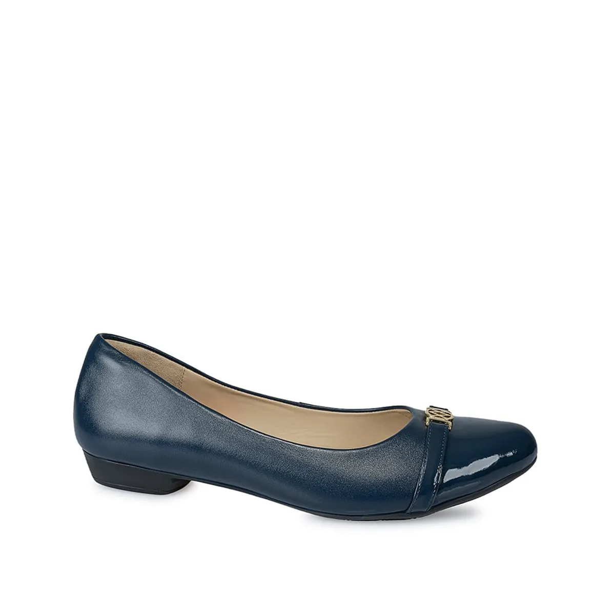 VIALE - Zapato Ballerina Casual ECO-2421 Azul Viale Cuero