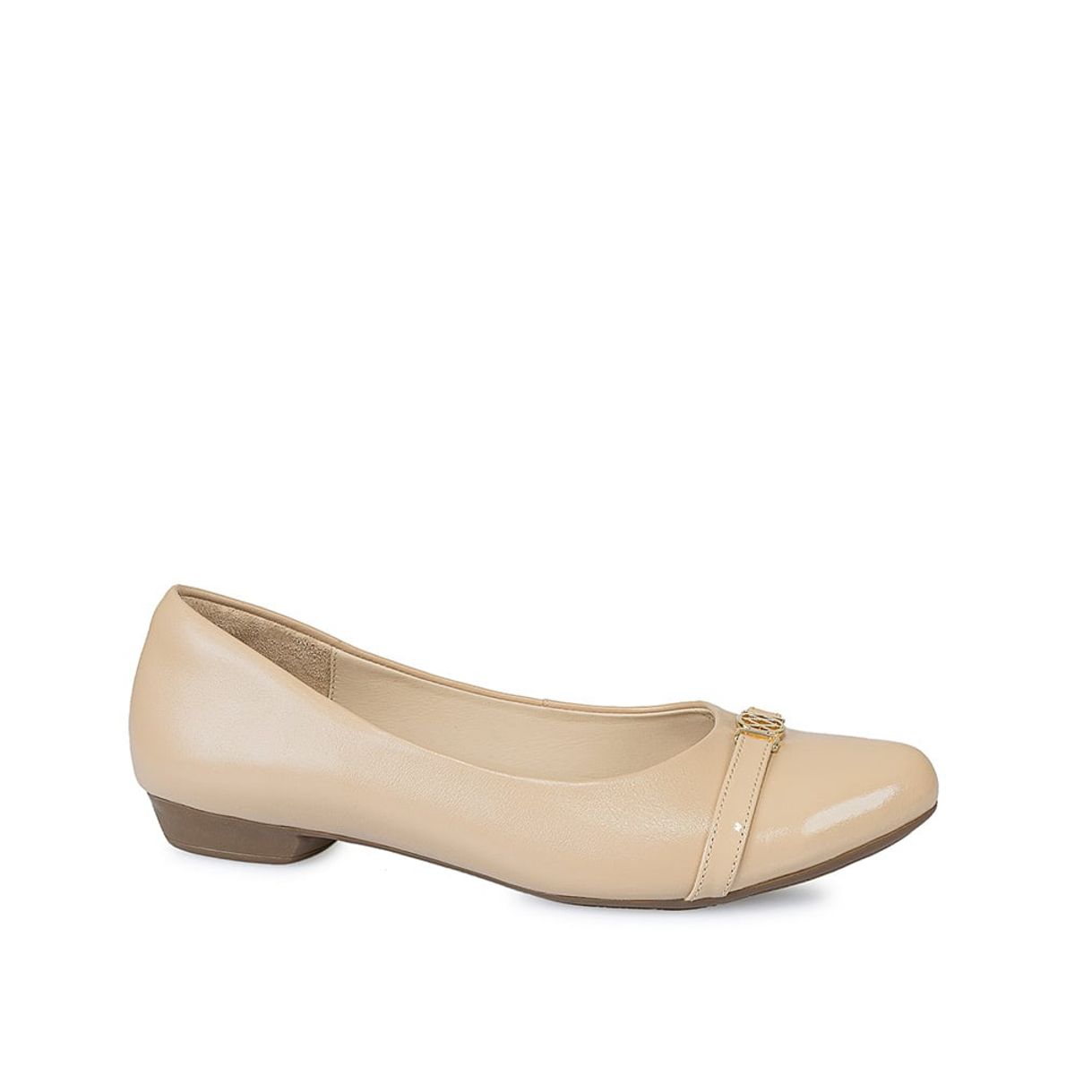 VIALE - Zapato Ballerina Casual ECO-2421 Beige Viale Cuero